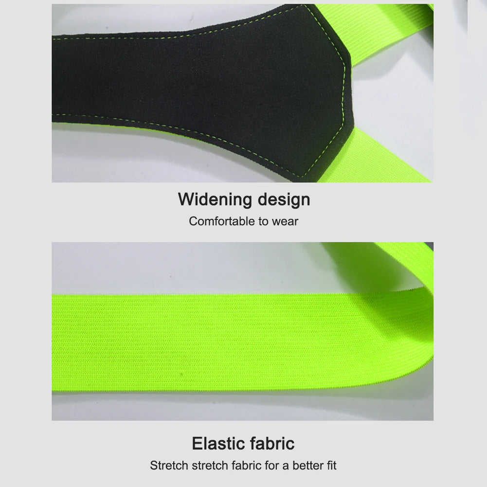 High Visibility Safety Reflective Vest USB Rechargeable LED Running Light Adjustable Cycling Vest Night Warning Work Sports Vest