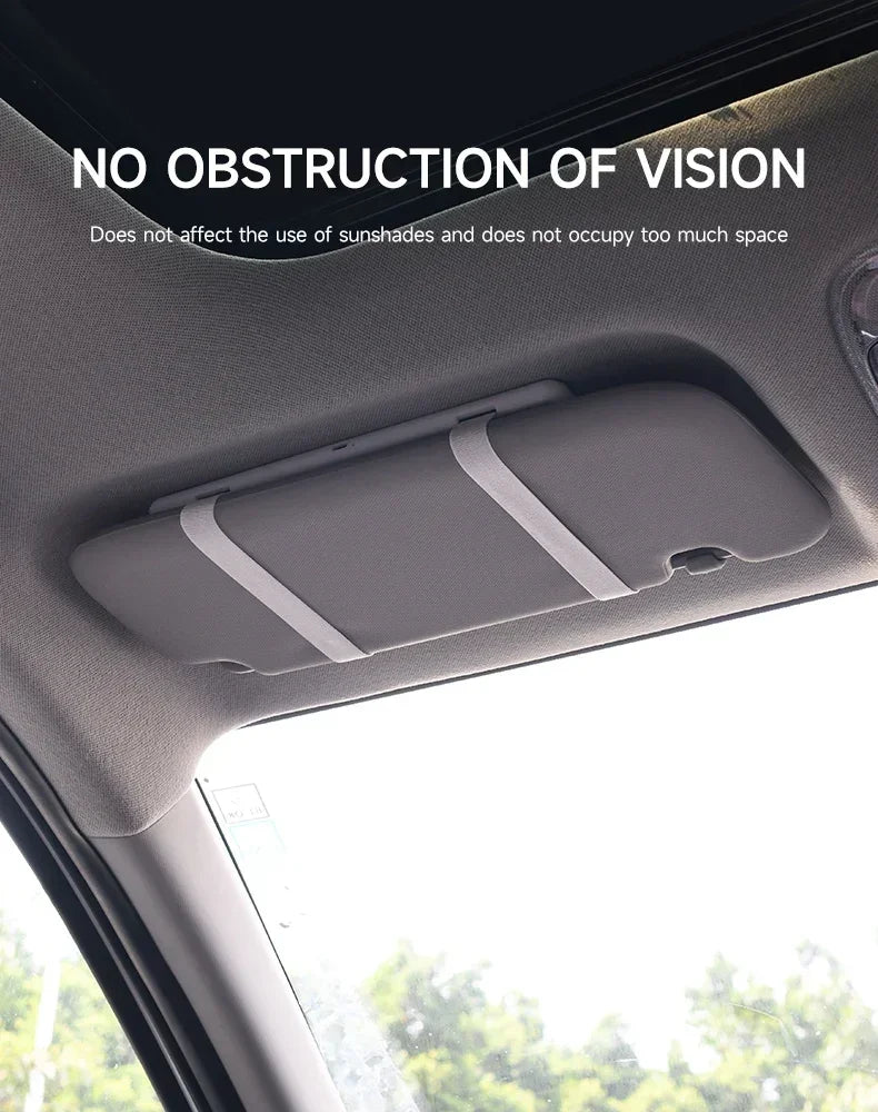 Car Sun Visor Vanity Mirror LED High-definition Vanity Mirror with 3 Light Modes Touch Screen Universal Car Vanity Mirror
