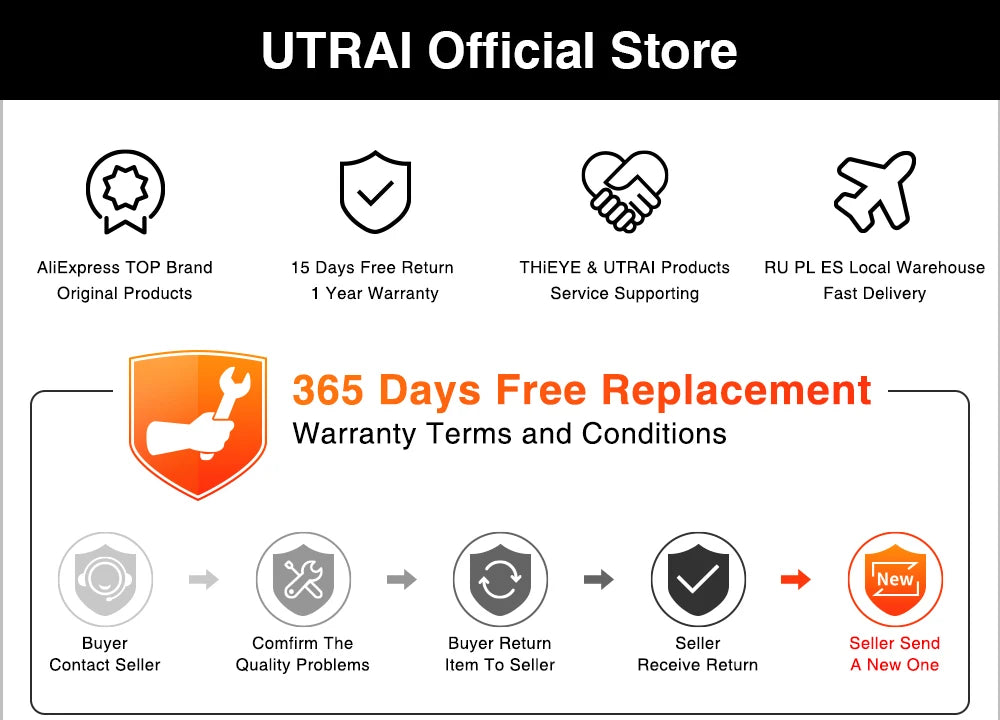 UTRAI Power Bank 2500A Jump Starter Portable Charger Car Booster 12V Auto Starting Device Emergency Car Battery Starter