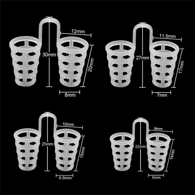 Anti Snoring Anti Snore Nose Clip Silicone Snoring Solution Device Snore Stopper Sleeping Aid Nasal Dilators Health Care