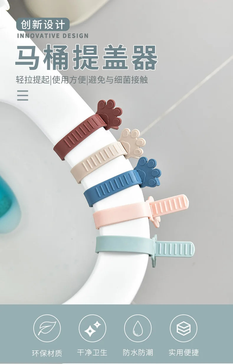 Toilet Lid Lifter Toilet Lid Lift Handle Accessories Household Toilet Seat Flip Lid Handle To Prevent Dirty Hands for Bathroom