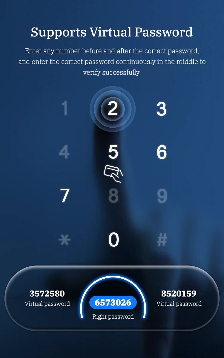 Bluetooth Fingerprint Door Lock TTLock App Code Card Key Touch Screen Smart Door Lock Security Digital Electronic Lock For Home