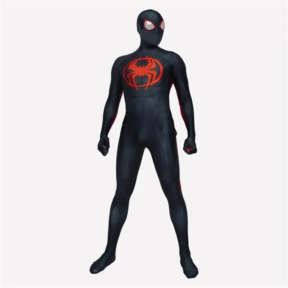 Spider-Man: Into The Spider-Verse Cosplay Costume Gwen Miles Spider Man Suit Bodysuit Lovers Adult Kids Party Dress Up