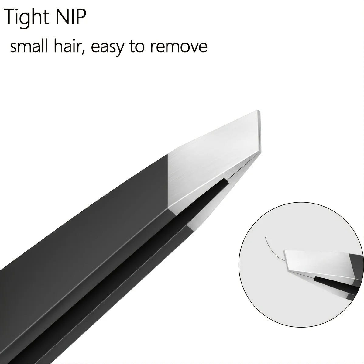 3pcs Premium Stainless Steel Eyebrow Tweezers Set  Precision Sharp Tip Tweezers for Body Ingrown and Facial Hair Removal