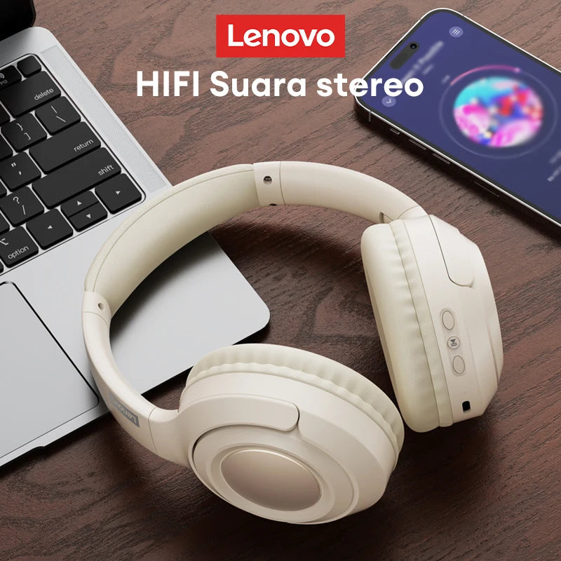 Original Lenovo TH54 Wireless Bluetooth 5.4 Earphones Long Battery Life Wearing Headphone HIFI Level Sound Quality Music Headset