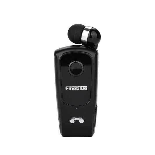 Fineblue F920 Wireless Retractable Portable Mini Bluetooth Headset Calls Remind Vibration Wear Clip Sports Running Earphone