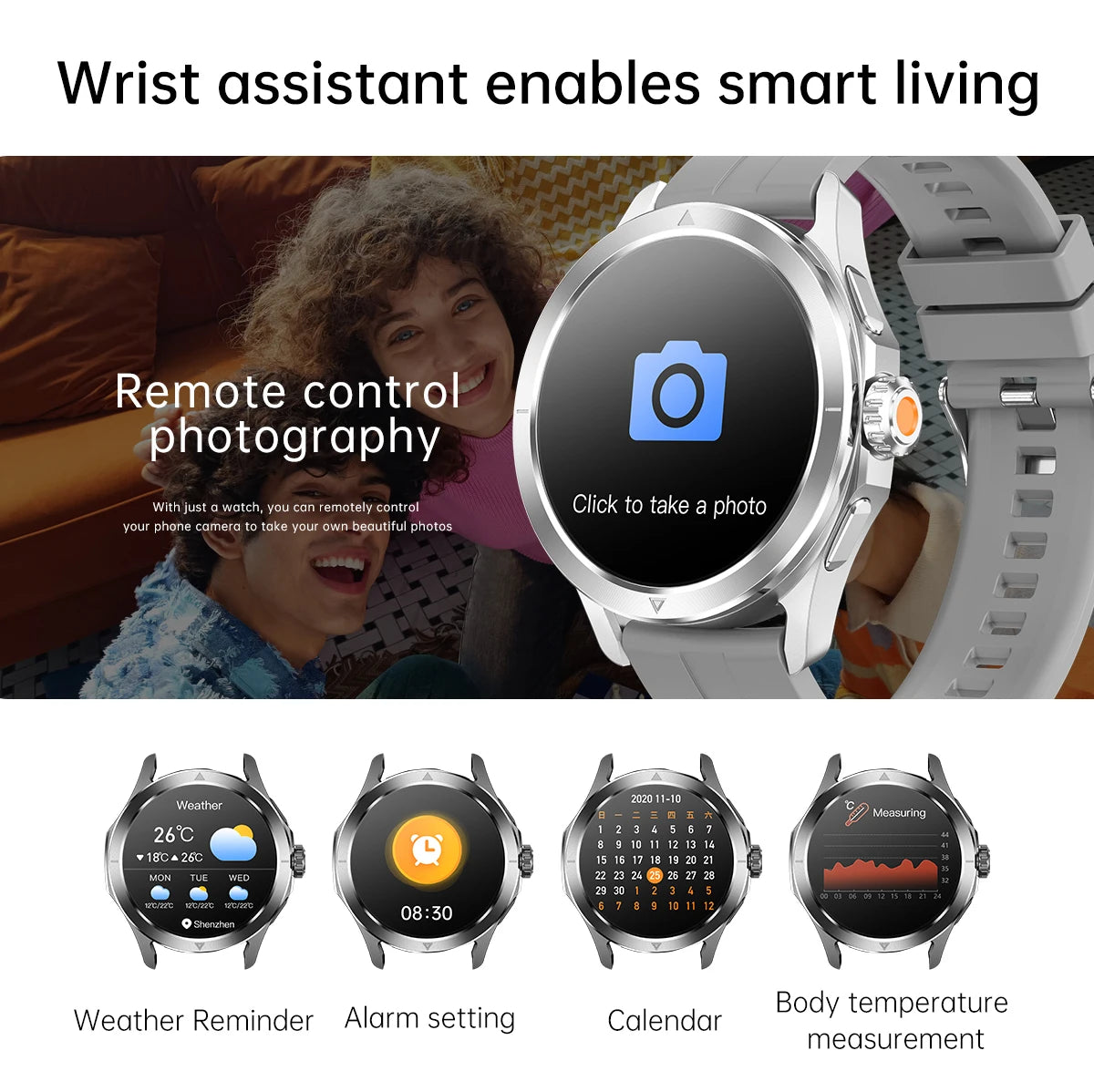 New For Xiaomi S4 Ultra Outdoor Sport Men HD AMOLED Display GPS Track Altimeter Heart Rate Bluetooth Call Waterproof Smart Watch