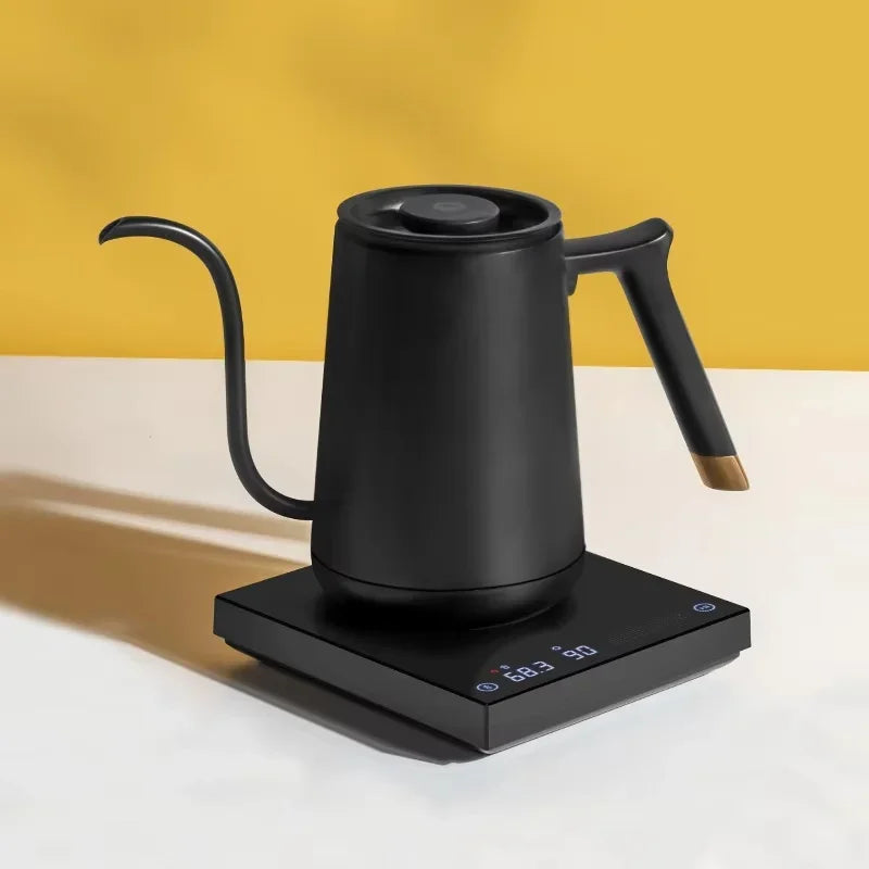 Timemore Fish Smart Electric Pour Over Kettle 600ml 220v Fine Mouth Temperature Control Customize Hand Brew Coffee Pot
