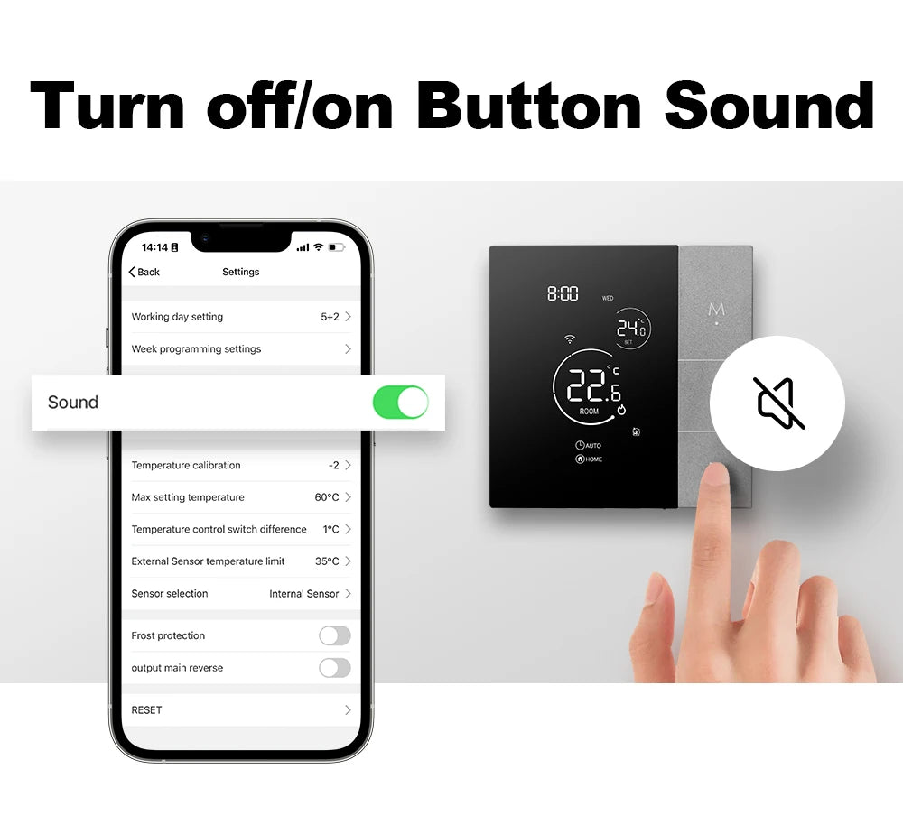 WiFi Thermostat Tuya Smart Home Thermoregulator For Boiler/Electric/Underfloor Heating Temperature Controller Alice Alexa Google