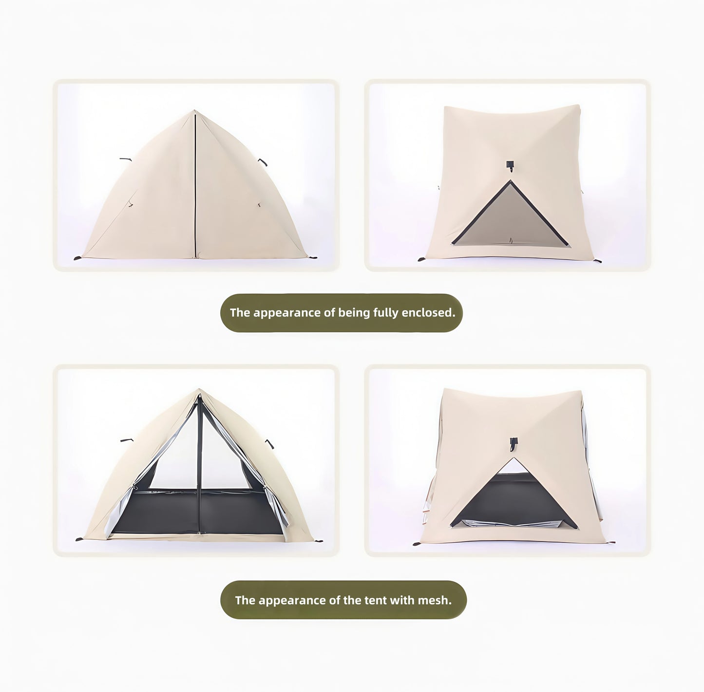 Camping Tent Beach Tent 3-4 Person Family Foldable Shelter Waterproof Automatic Setup For Camping Hiking Traveling