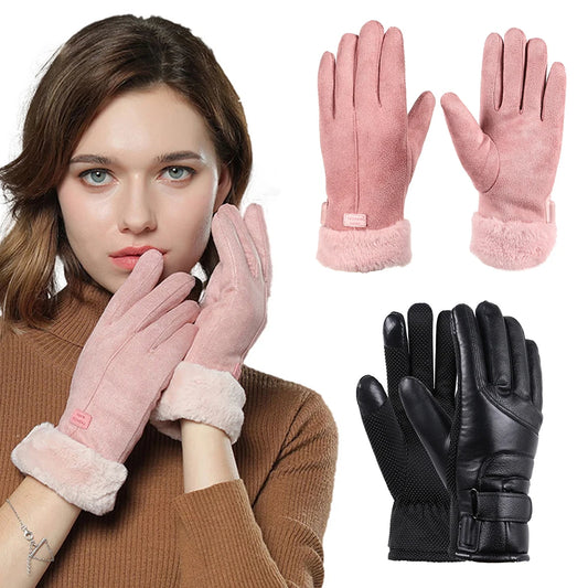 Heated Full Finger Mittens Touch Screen USB Warm Hand Heating Gloves Windproof Constant Temperature for Skiing Riding Hiking
