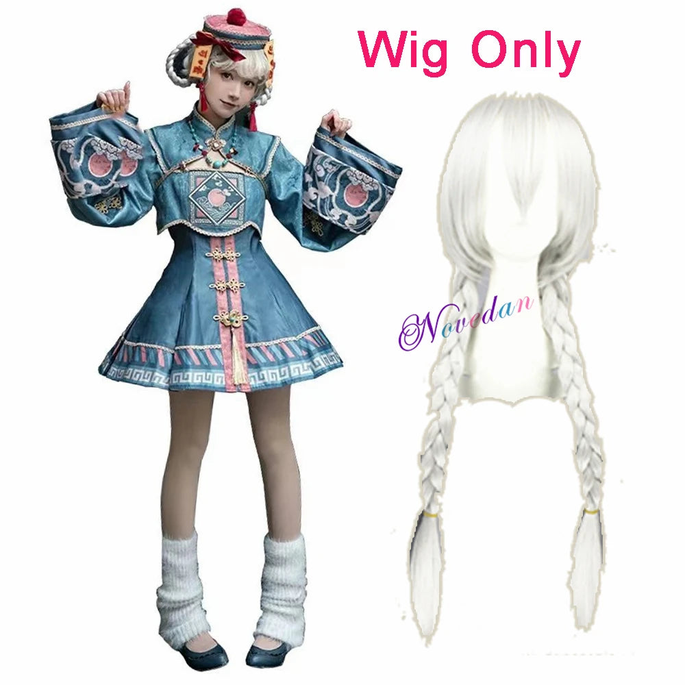 Vampire Easter Zombie Costume Cosplay Women Lolita Dress Hat Wig Anime Maid Chinese Carnival Party Gothic Clothes Skirt Outfit