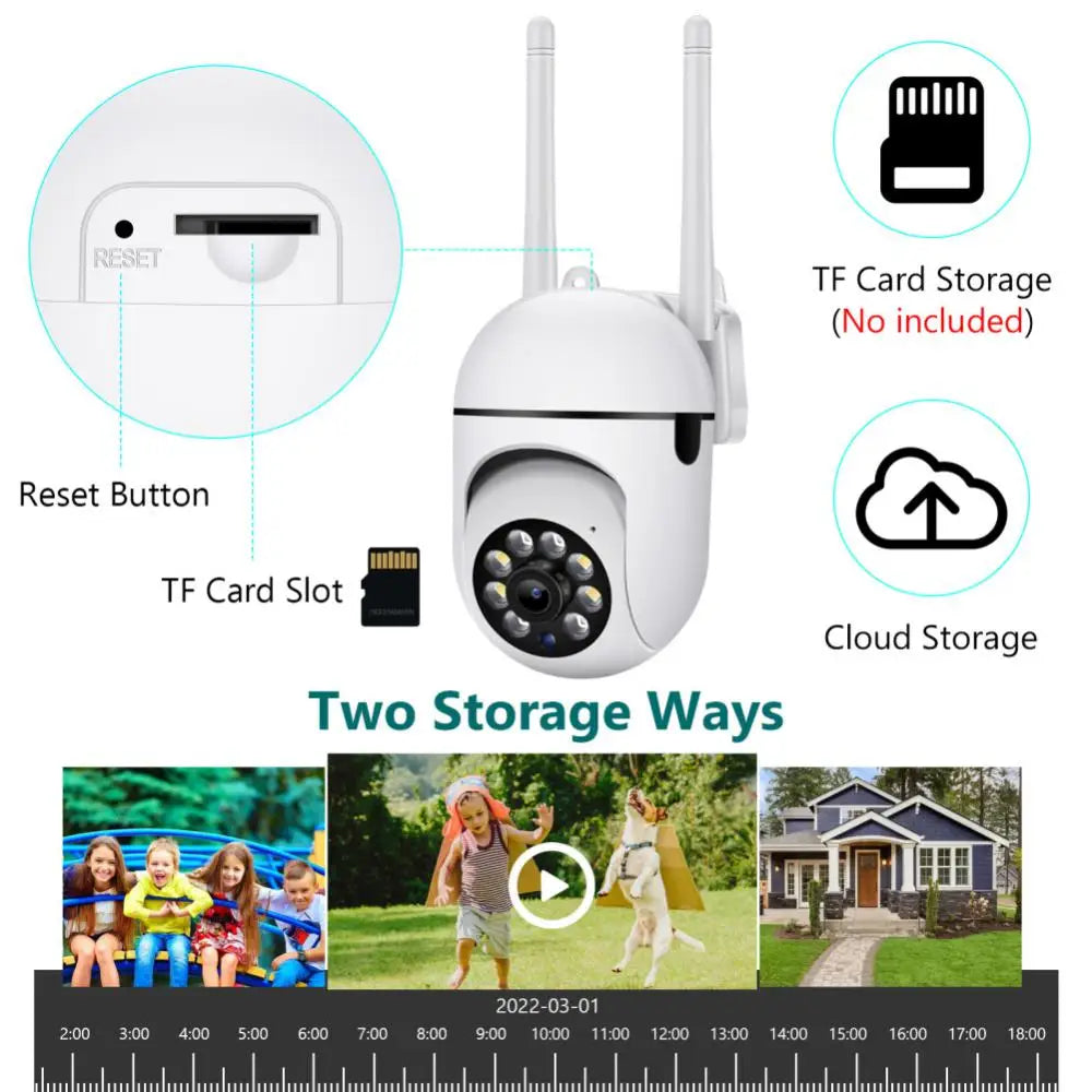 Wifi Camera YCC365 Plus Smart 4X Digital Zoom AI Human Detect Wireless Camera Security Surveillance CCTV With 1080P IP Camera