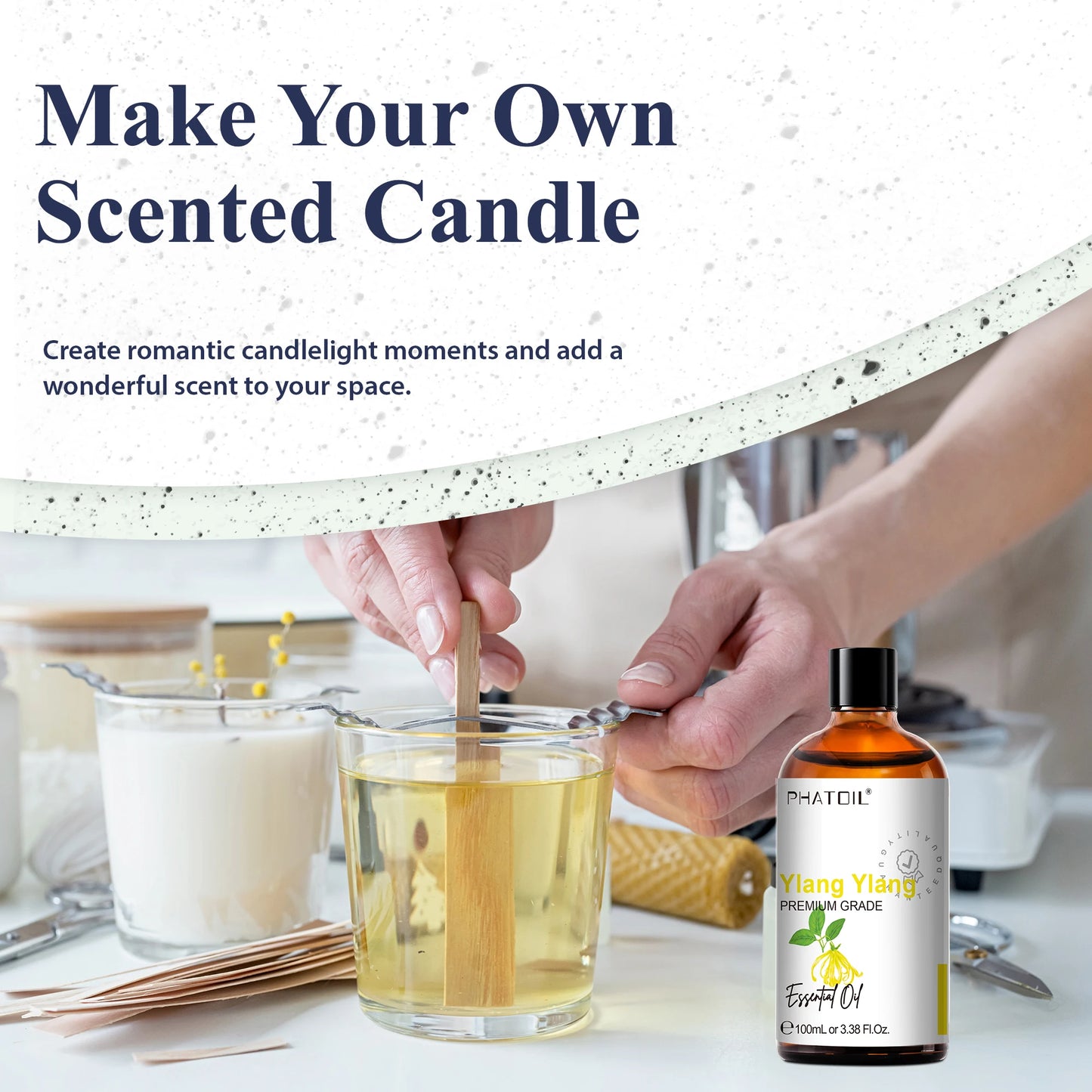 PHATOIL 100ml Pure Aromatherapy Essential Oil For Diffuser, Massage & Skin Care-Eucalyptus Peppermint Vanilla Bergamot Tea tree