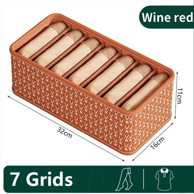 Closet Organizer Underwear Drawer Organizer Socks Bra Clothing Storage Box Wardrobe Organizer Clothes Cabinet Drawer Organizers