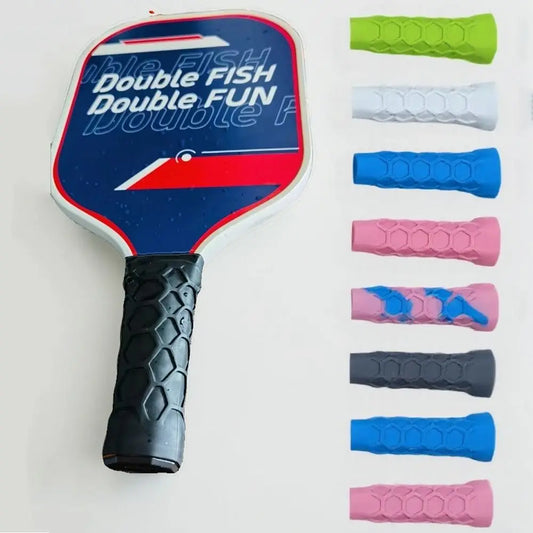 1pcs Silicone Pickleball Racket Handle Sleeve Non-Slip Pickleball Racket Overgrip Protector Sleeve for Enhanced Control Cover