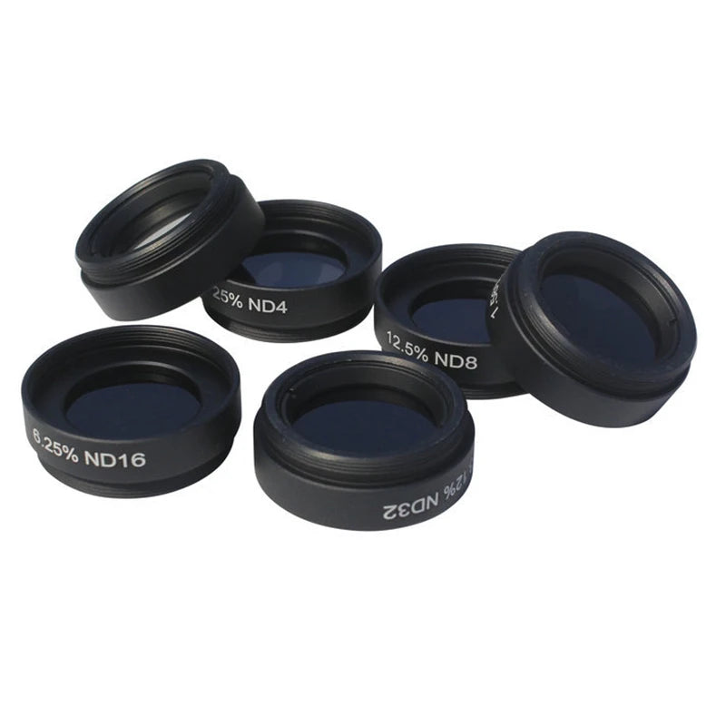 Agnicy Astronomical Telescope Accessories 1.25 Inch Filter Medium Gray Density ND2 ND4 ND8 ND16 ND32 ND64