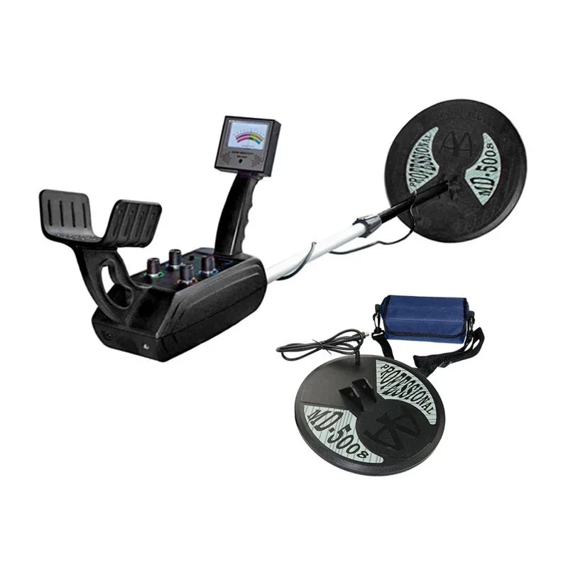 MD-5008 Underground Metal Detector Gold Digger Max Detection Depth 3.5m,Two Coils Included , Pinpointer Headphone Optional