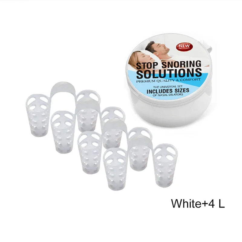 Anti Snoring Anti Snore Nose Clip Silicone Snoring Solution Device Snore Stopper Sleeping Aid Nasal Dilators Health Care