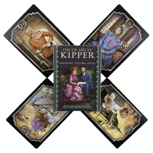 Fin De Siecle Kipper Fortune Telling Deck Oracle Cards Classic Wisdom Divination Visions Tarot Board Games Deck Party Edition