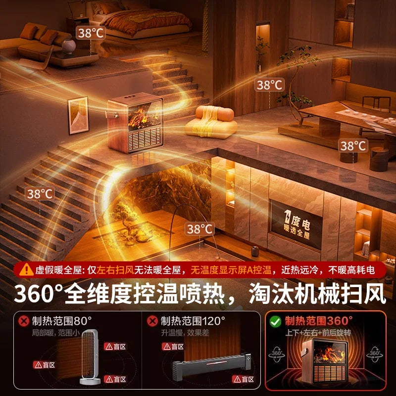 Fast - heating Graphene Electric Heater for large area household whole house, Ultra quiet, Energy  efficient
