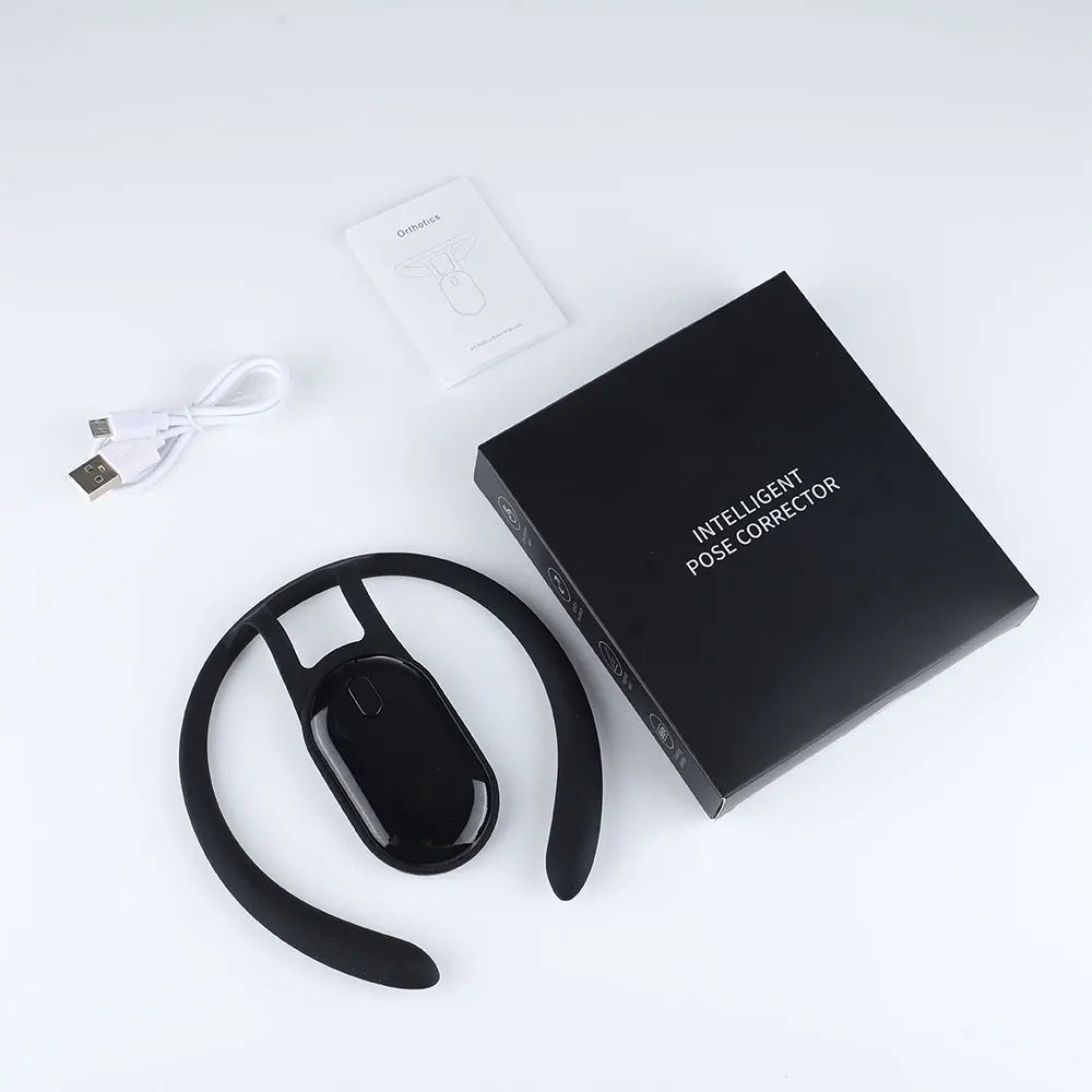 Smart Posture Corrector Vibration Posture Training Reminder Sensor Back Posture Neck Hump Correction Brace for Adult Kids