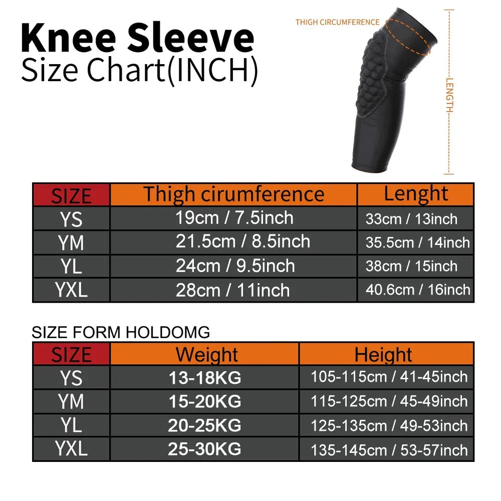 1Pair Youth Children Sports Anti-Collision Knee Pads Elastic Breathable Knee Support for Cycling Basketball Football Skateboard