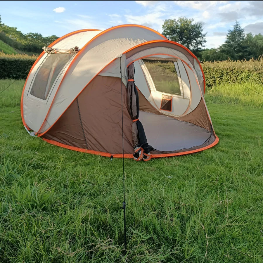 5-8 People Quickly Open Fully Automatic Pop-up Tent, Waterproof Camping Boat Tent, Portable Outdoor Tent For Travel