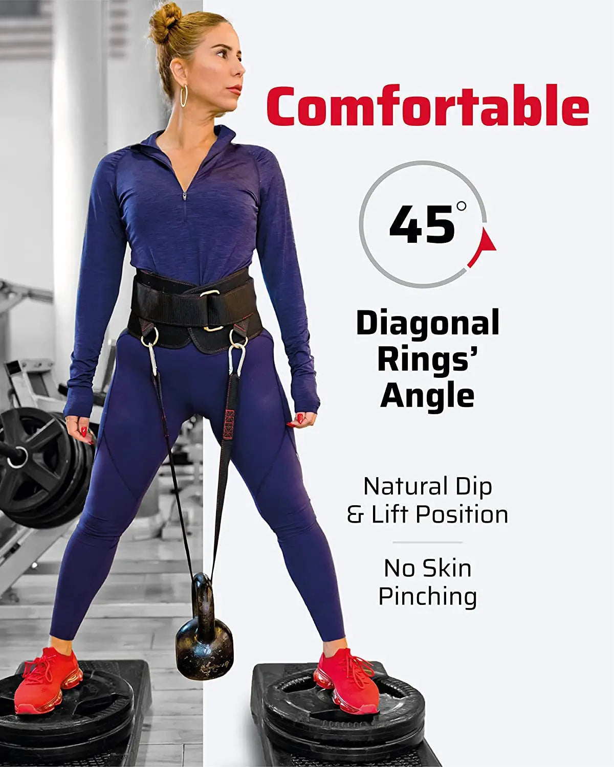 EVA Weight Lifting Fitness Belt Squat Hard Pull Lifting Gear Equipped with Professional Strength Training Waist Protection