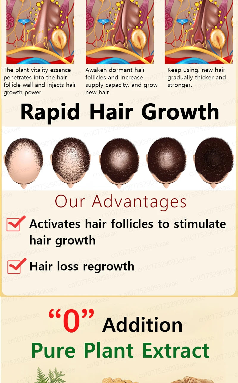 Want to say goodbye to hair loss? Our hair growth products can penetrate the scalp, promote hair growth, and help you regain you
