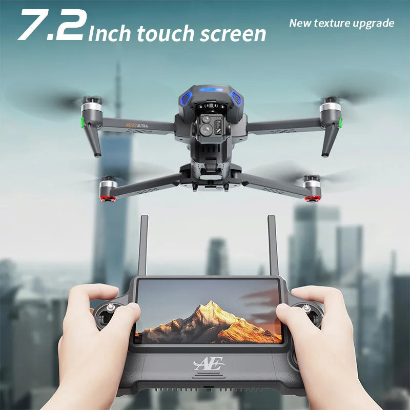8K FPV Drone Camera 3-Axis Gimbal GPS Obstacle Avoidance 4K Professional Aerial Photography RC Quadcopter Remote Control Toys