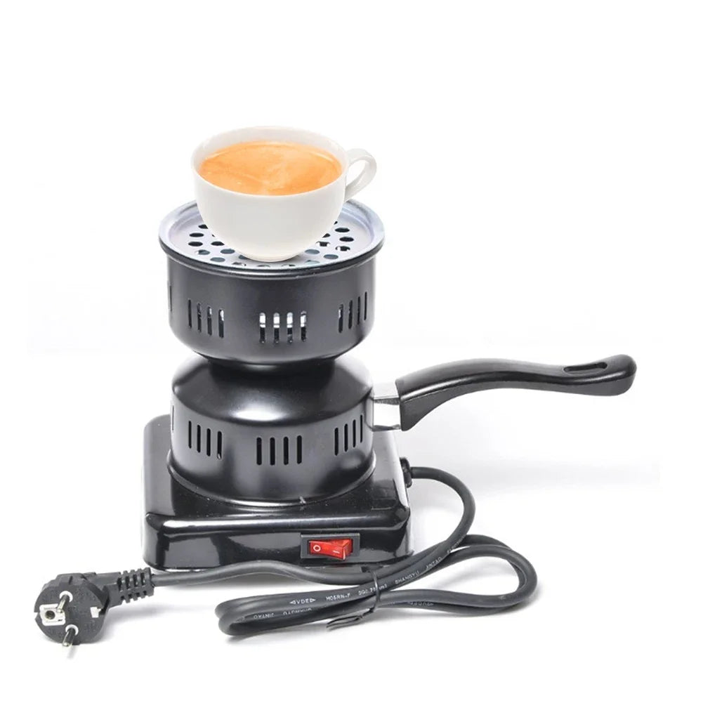 600W Electric Stove Charcoal Burner Coal Heater Shisha Hookah Heating Coal Lighter Stove for Portable Detachable BBQ Party Tool