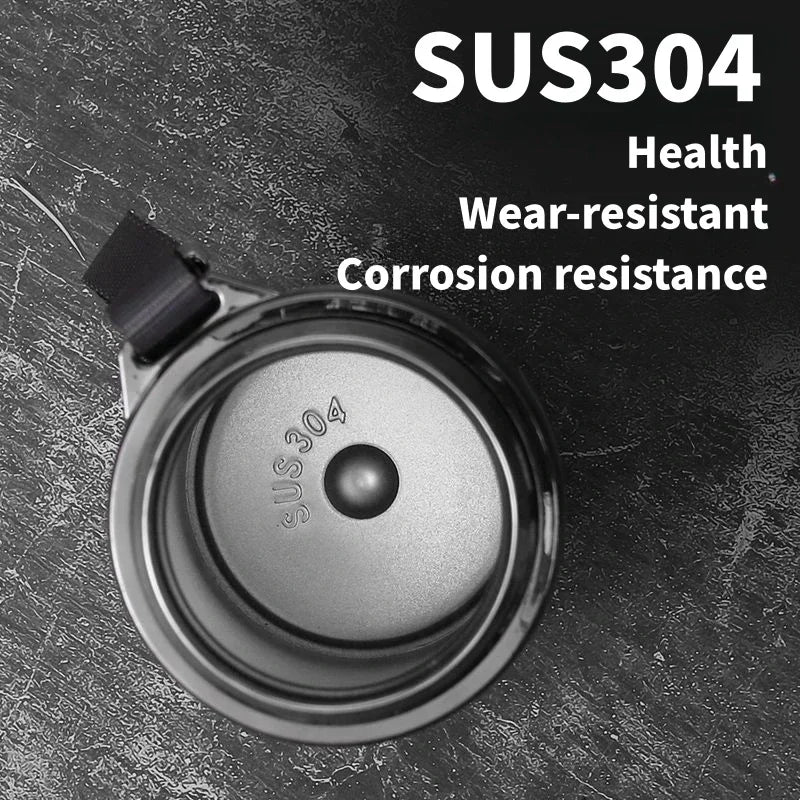 StainlessSteel Thermos Bottle with LED Temperature Display, 500-1000ML