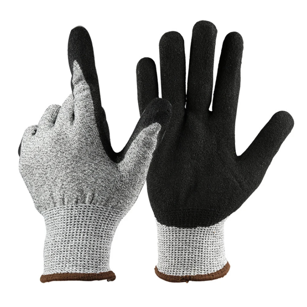 Level 5 Cut Resistant Gloves 3D Comfort Stretch Fit Washable Anti-cut Protective Gloves for Construction Gardening