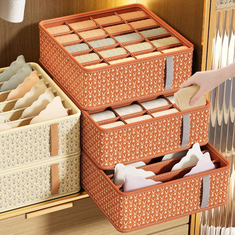 Closet Organizer Underwear Drawer Organizer Socks Bra Clothing Storage Box Wardrobe Organizer Clothes Cabinet Drawer Organizers