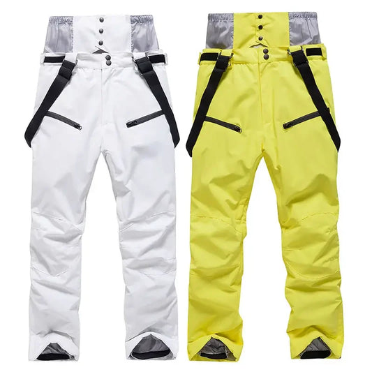 Women's and Men's Ski Pants Windproof Waterproof Snowboarding Pants Winter Outdoor Warm Snow Sports Pants Men Women Skiing
