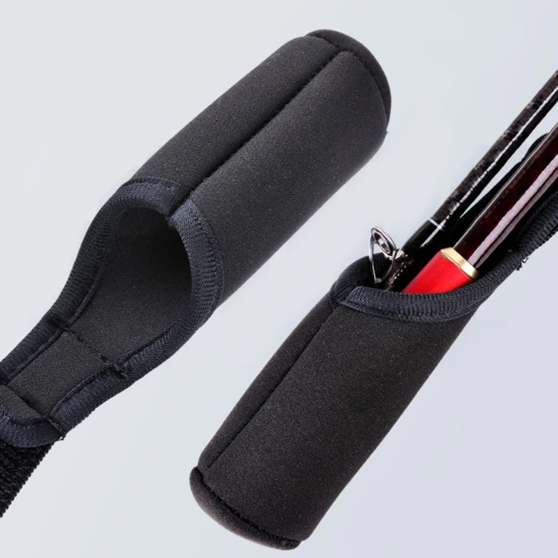 Fishing Rod Socks Srtap Fishing Pole Sleeves Belt Rod Protector Adjustable Rod Cover Protector For Fishing Rod Tube-Case