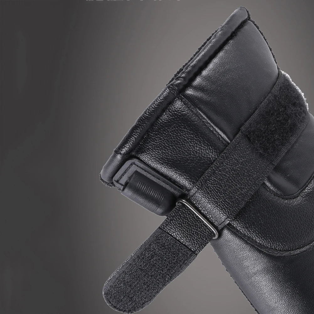 Heated Full Finger Mittens Touch Screen USB Warm Hand Heating Gloves Windproof Constant Temperature for Skiing Riding Hiking