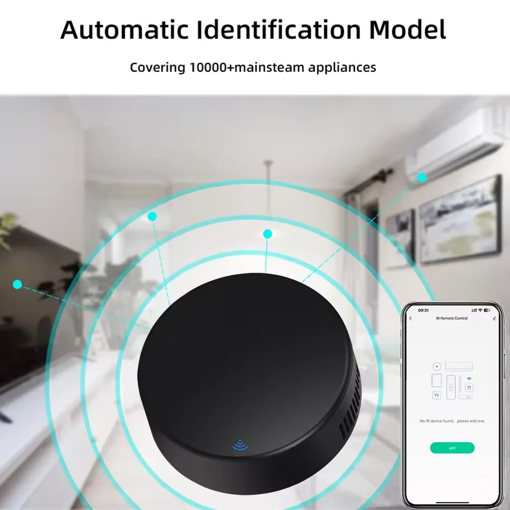 Tuya WiFi RF IR Remote Control 433MHz Smart Life APP Voice Control Smart Home Infrared Controller ALL TV Support Alexa Google