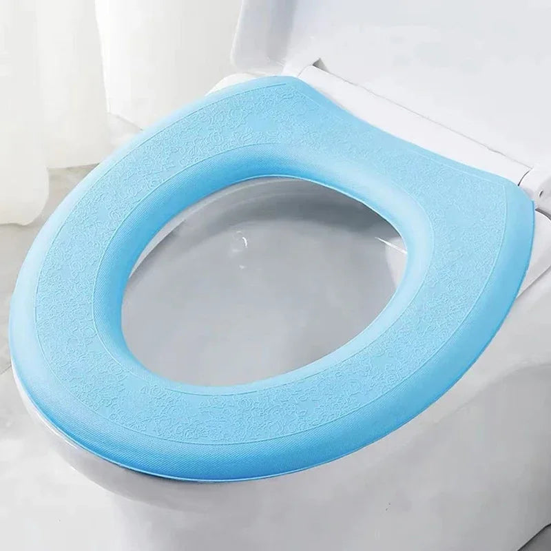O-shape Toilet Seat Cover Washable Closestool Mat Toilet Cover Accessories