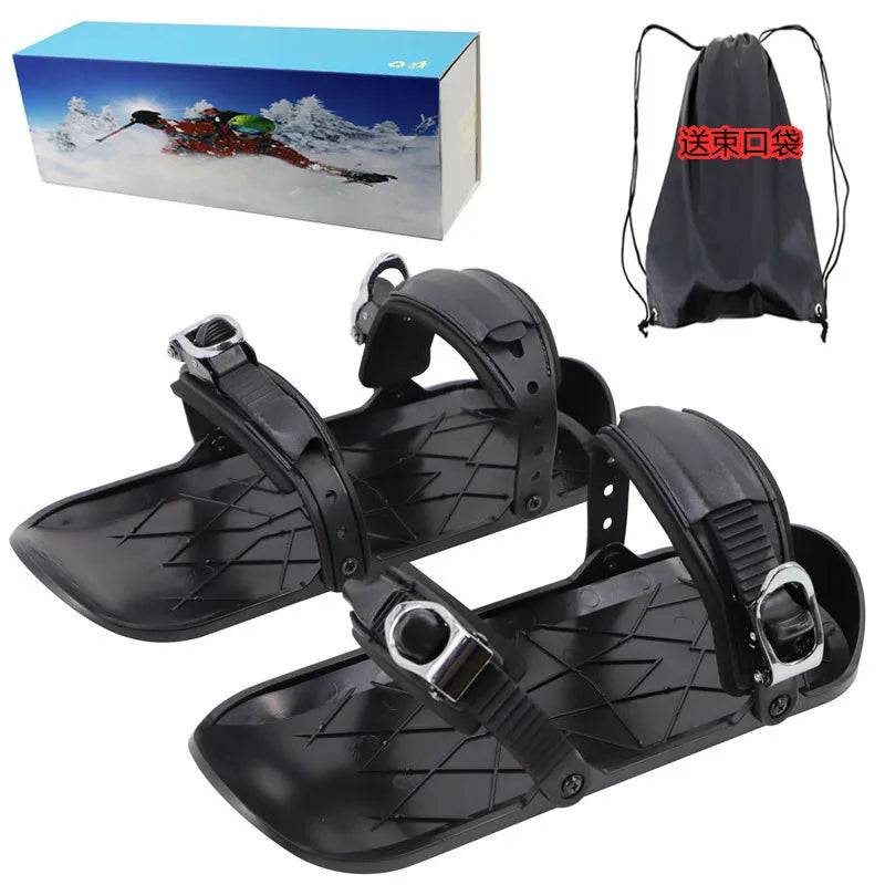 High Quality New Adjustable Skis Outdoor Ski Shoes Mini Ski Skates For Outdoor Snow Sports