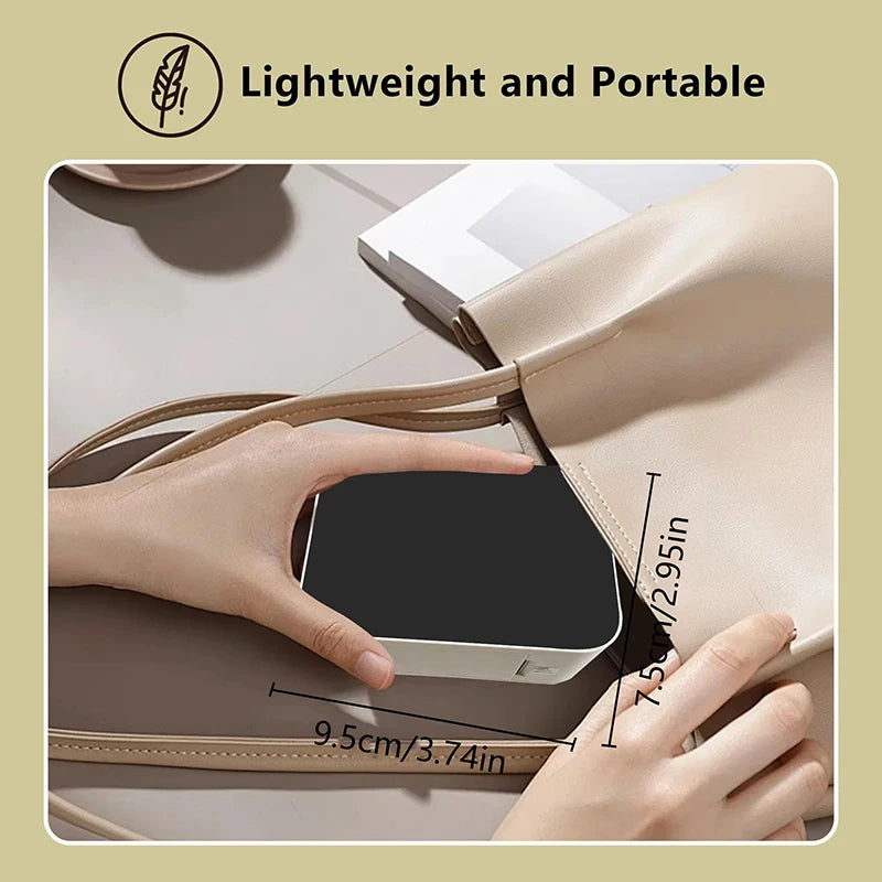 Marklife P15 Mini Portable Thermal Printer Wireless Bluetooth Label Tag Maker For Home Office Labeling Sticker Machine With USB