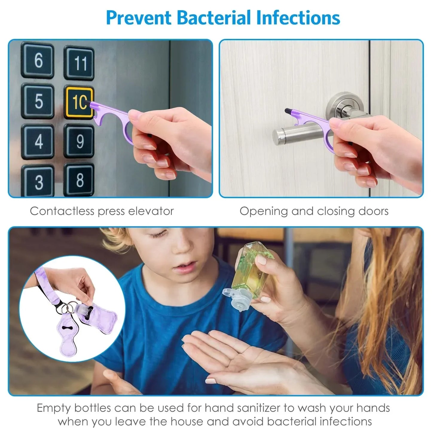 Self Defense Keychain for Women - Personal Safety Alarm with LED Light & Emergency Whistle | Protective Security Accessories