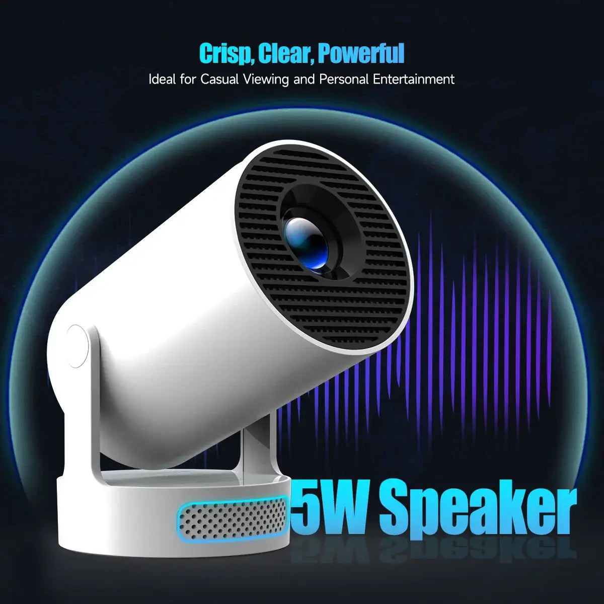 Magcubic HY300 Pro + Projector 4K 720P With 5W Speaker Android 11 8000 Lumens WiFi 6 BT5.4 Outdoor Video Home Theater ProjectorGoWisse.com