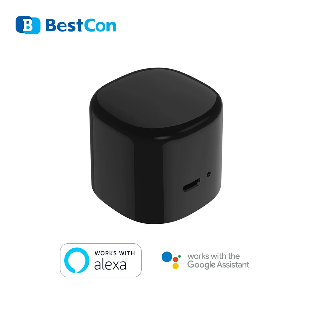 BroadLink RM4 BestCon RM4C mini Wi-Fi Smart Universal Remotefor Air Conditioner TV Voice Control with Google Home & Alexa HUB
