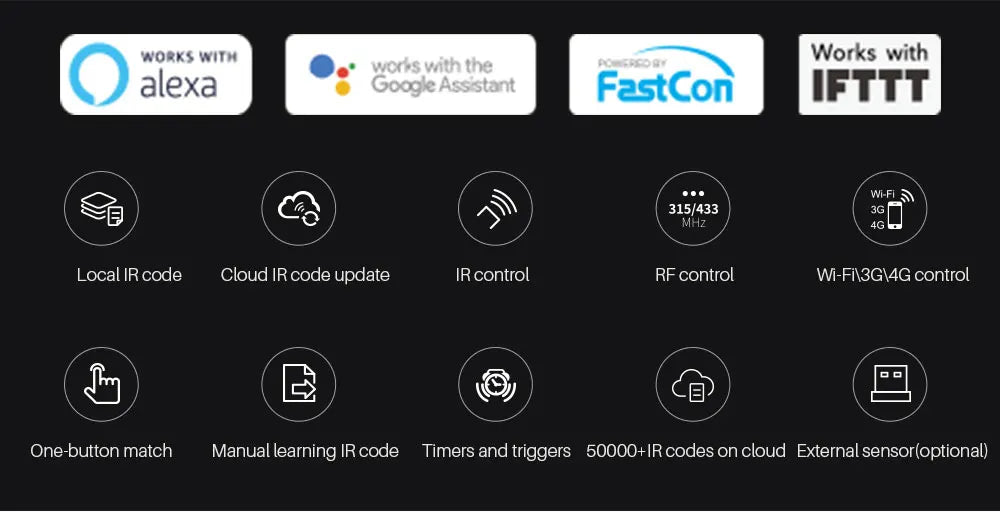 Original Broadlink RM4 Pro IR RF WIFI Universal Smart Remote Control RM4Pro SmartHome Automation Work With Alexa and Google Home