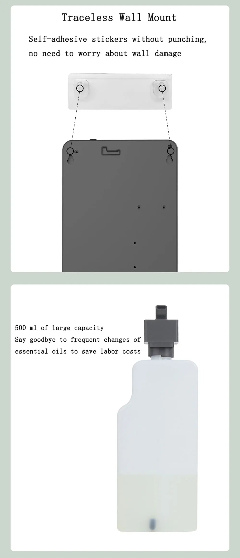 500ML Capacity Fragrance Diffuser Smart Scent Air Machine For Home Professional Waterless Essential Oil Diffuser Air FreshenerElectric DiffusersGoWisse.com