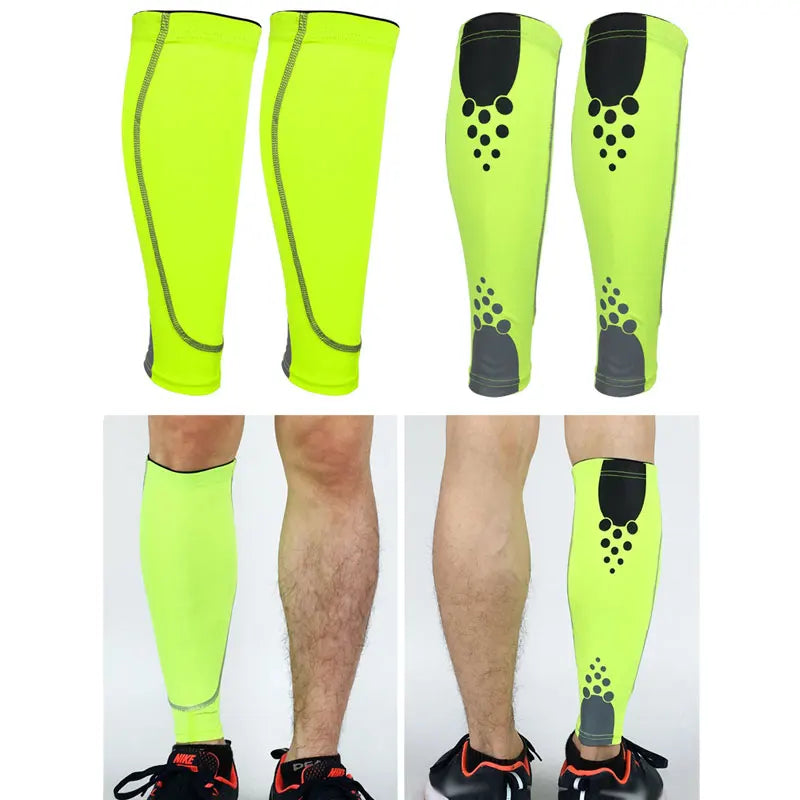 Sport Calf Compression Sleeves Leg Sock Running Cycling Leg Warmers Runners Shin Splint Varicose Vein Pain Relief