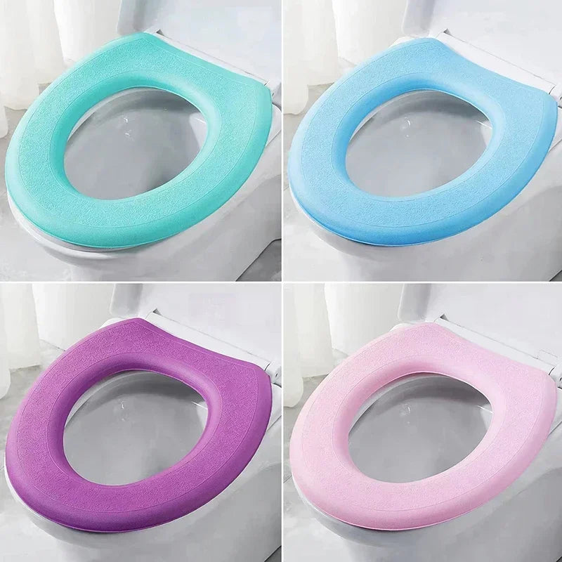 O-shape Toilet Seat Cover Washable Closestool Mat Toilet Cover Accessories