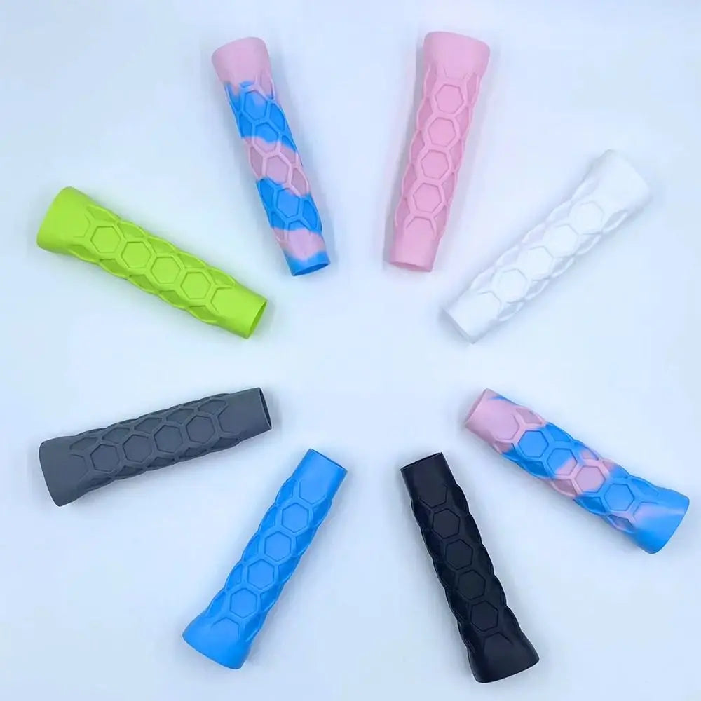 High Elastic Pickleball Racket Handle Sleeve Non-Slip Shock Absorption Pickleball Racket Grip Cover Octagonal Honeycomb